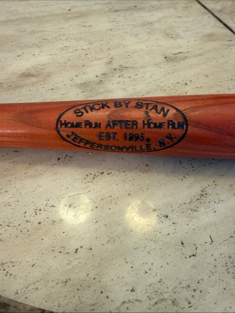 Stick by Stan frank robinson - Red-Brown Finish